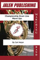 Championship Drumline Warm-Ups Marching Band sheet music cover